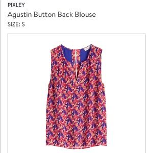 Pixley Agustin button back blouse